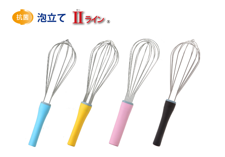 【お取り寄せ】抗菌泡立てIIライン 450mm 黒 AG45-7K  泡立て 調味料入れ ロート 調理小物 厨房 キッチン お取り寄せ】SAS デバイヤー エルゴノミック泡立 2610.40 8216330 泡立て 調味料入れ ロート 調理小物 厨房 キッチン  テーブル：JET PRICE - 泡だて器
